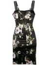 PHILIPP PLEIN FLOWERS STUD-EMBELLISHED DRESS