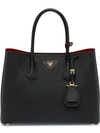 PRADA DOUBLE TOTE BAG