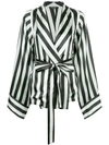 ANN DEMEULEMEESTER STRIPED WRAP