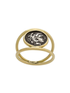 DUBINI ALEXANDER THE GREAT COIN 18KT GOLD RING