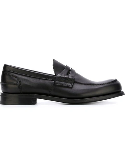 Church's Churchs Black Tunbridge Loafers