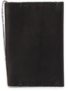 Werkstatt:münchen Foldover Note Case In Black