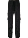 VERSACE DRAWSTRING WAIST TRACK PANTS