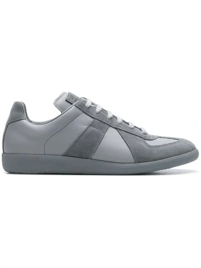 Maison Margiela Grey Replica Leather Sneakers