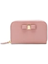 FERRAGAMO SALVATORE FERRAGAMO VARA COIN PURSE - PINK