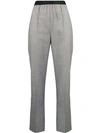 MAISON MARGIELA MICRO HOUNDSTOOTH CHECK TROUSERS