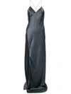 MICHELLE MASON STRAPPY WRAP GOWN