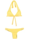 AMIR SLAMA TEXTURED TRIANGLE TOP BIKINI SET