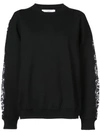 GIVENCHY FLORAL LACE SWEATSHIRT