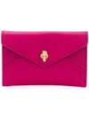 ALEXANDER MCQUEEN ALEXANDER MCQUEEN SKULL ENVELOPE CARDHOLDER - PINK