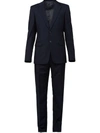 Prada Slim Fit Two Piece Suit In Blue