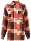 AMIR SLAMA AMIR SLAMA CHECKERED SILK SHIRT - MULTICOLOUR