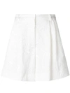 DOLCE & GABBANA DOLCE & GABBANA BROCADE SHORTS - WHITE