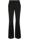 VICTORIA VICTORIA BECKHAM VICTORIA VICTORIA BECKHAM FLARED TAILORED TROUSERS - 黑色