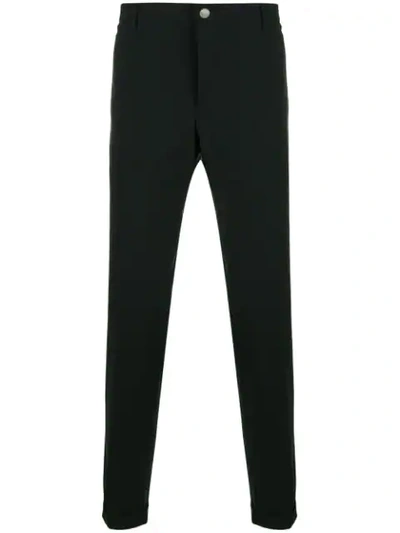 Prada Stretch Slim-fit Trousers In Black