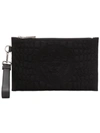 VERSACE EMBOSSED MEDUSA POUCH
