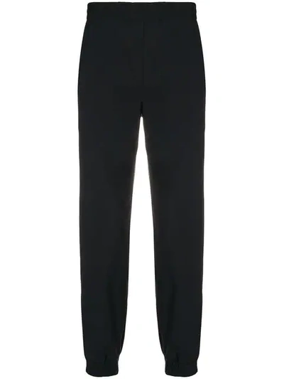 Versace Elasticated Waist Track Trousers In Black