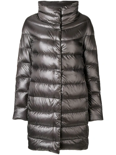 Herno Dora Padded Coat In Grey