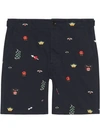 GUCCI EMBROIDERED COTTON SHORT
