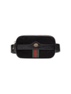 GUCCI Ophidia web suede belt bag