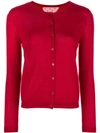 Red Valentino Buttoned Up Cardigan