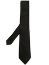 Prada Classic Satin Tie In Black