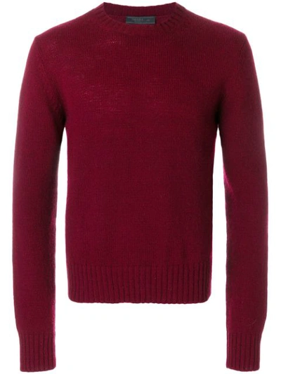 Prada Shetland Sweater - Red