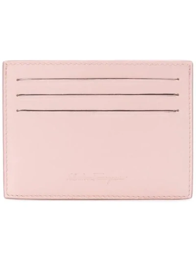 Ferragamo Classic Cardholder In Pink