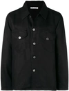 OUR LEGACY OUR LEGACY FRONT POCKETS OVERSIZED SHIRT - BLACK