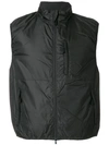 Aspesi Jil Vest In Dark Gray In Grey