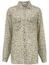 AMIR SLAMA AMIR SLAMA JAGUAR SILK SHIRT - NEUTRALS