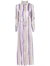 AMIR SLAMA AMIR SLAMA SILK BEACH DRESS - 中性色