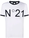 N°21 logo印花全棉T恤