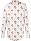 DOLCE & GABBANA DOLCE & GABBANA HAWAIIAN FLORAL PRINT SHIRT - WHITE