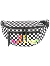 PORTS V COOL SUMMER CHECKERED PRINT BELT BAG