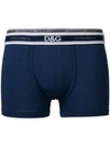 DOLCE & GABBANA DOLCE & GABBANA LOGO BOXER BRIEFS - BLUE