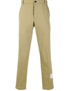 Thom Browne Cotton Twill Unconstructed Chino Trouser In Neutrals