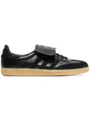 ADIDAS ORIGINALS BLACK SAMBA RECON LT LEATHER SNEAKERS