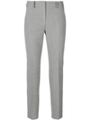 PESERICO CROPPED CIGARETTE TROUSERS