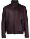 BRIONI front zipped bomber jacket