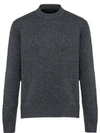 PRADA PRADA CREW NECK JUMPER - GREY