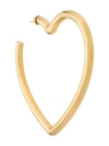 BALENCIAGA oversized heart earring