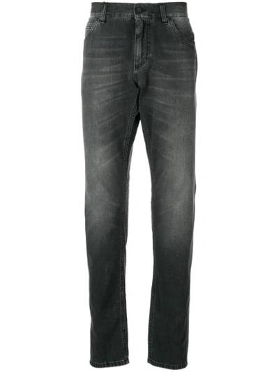 Dolce & Gabbana Slim Faded Jeans In S9001