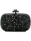 BOTTEGA VENETA studded chain knot clutch bag