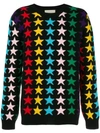 GUCCI RAINBOW STAR INTARSIA SWEATER