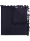 ISABEL MARANT ISABEL MARANT FRINGE STYLE SCARF - BLUE