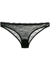 Gilda & Pearl L'armour Lace Briefs In Black