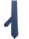 FERRAGAMO SALVATORE FERRAGAMO MOUSE PATTERN TIE - BLUE