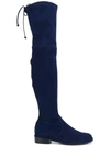 Stuart Weitzman Lowland Boots - Blue In Blue