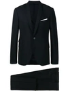 Neil Barrett Slim Stretch Tech Suit In Black